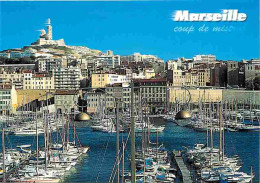 13 - Marseille - Le Port - Notre Dame De La Garde - Bateaux - CPM - Voir Scans Recto-Verso - Joliette, Zona Portuaria