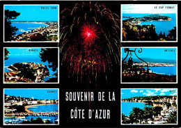 06 - Alpes Maritimes - La Cote D'Azur - Multivues - Feu D'artifices - CPM - Carte Neuve - Voir Scans Recto-Verso - Autres & Non Classés