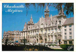 08 - Charleville Mézières - L'Hôtel De Ville - Automobiles - Etat Pli Visible - CPM - Voir Scans Recto-Verso - Charleville