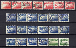 Österreich 1925 Portomarken Mi 132-156, Gestempelt [170524XIV] - Used Stamps