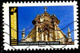 France Poste AA Obl Yv:1671 Mi:7247 Chapelle Sainte-Marie De Nevers (Lign.Ondulées) - Oblitérés