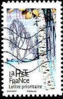 France Poste AA Obl Yv:1605 Mi:7088 Chavouet Bouleau Betula Papyrifera (Lign.Ondulées) - Used Stamps