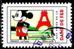 France Poste AA Obl Yv:1582 Mi:7055 Aux Pieds De La Dame De Fer A Paris (TB Cachet Rond) - Used Stamps