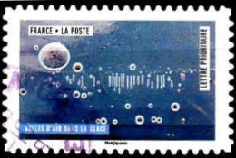 France Poste AA Obl Yv:1507 Mi:6932 Bulles D'air Dans La Glace (Beau Cachet Rond) - Gebraucht
