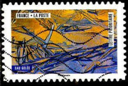France Poste AA Obl Yv:1505 Mi:6930 Eau Gelée (Lign.Ondulées) - Gebraucht