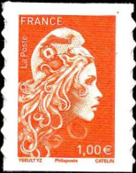 France Poste AA N** Yv:1600A Mi:7085yBA Marianne L'engagée Philaposte - Unused Stamps