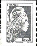 France Poste AA N** Yv:1597 Mi:7082xB Marianne L'engagée Phil@poste - Unused Stamps