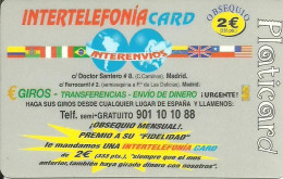 Spain: Prepaid IDT - Platicard, Intertelefonia Card, Flags 08.04 - Sonstige & Ohne Zuordnung