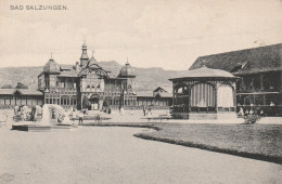 0-6200 BAD SALZUNGEN, Trinkhalle, Gradierhaus, Pavillon Des Kurorchesters, Belebte Szene, 1906 - Bad Salzungen