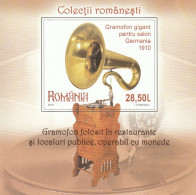 Romania 2019 - Romanian Collections , Giant Gramophone , Bloc , MNH - Ungebraucht