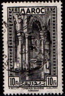 Maroc (Prot.Fr) Poste Obl Yv:148 Mi:115 Tombeaux Saadiens Marrakech (Beau Cachet Rond) - Used Stamps