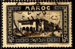 Maroc (Prot.Fr) Poste Obl Yv:133 Mi:98 Casablanca Hôtel Des Postes (TB Cachet Rond) - Gebruikt