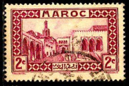 Maroc (Prot.Fr) Poste Obl Yv:129 Mi:94 Tanger Ancien Palais Du Sultan (Beau Cachet Rond) - Usati