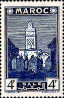 Maroc (Prot.Fr) Poste N** Yv:194 Mi:170 Salé Mosquée (Petit Def) Pli - Unused Stamps