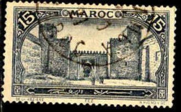 Maroc (Prot.Fr) Poste Obl Yv:103 Mi:55 Fez Bab-Segma (TB Cachet Rond) - Oblitérés