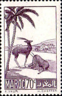 Maroc (Prot.Fr) Poste N** Yv:177 Mi:153 Gazelles - Ungebraucht