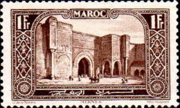 Maroc (Prot.Fr) Poste N** Yv:116 Mi:69 Meknes Bab-el-Mansour - Ongebruikt