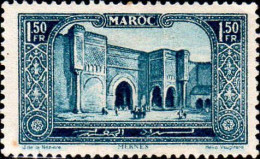 Maroc (Prot.Fr) Poste N** Yv:119 Mi:72 Meknes Bab-el-Mansour - Ungebraucht