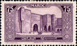 Maroc (Prot.Fr) Poste N** Yv:115 Mi:67 Meknes Bab-el-Mansour - Neufs