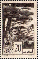 Maroc (Prot.Fr) Poste N* Yv:169 Mi:145 Forêt De Cèdres Ifrane (sans Gomme) - Unused Stamps