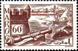 Maroc (Prot.Fr) Poste N* Yv:176 Mi:152 Salé Fort Des Oudaïas (défaut Gomme) - Unused Stamps