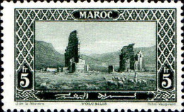 Maroc (Prot.Fr) Poste N* Yv:122 Mi:75 Volubilis Ruines Romaines (Trace De Charnière) - Unused Stamps
