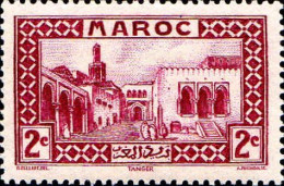 Maroc (Prot.Fr) Poste N* Yv:129 Mi:94 Tanger Ancien Palais Du Sultan (défaut Gomme) - Ungebraucht