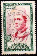 Maroc Poste Obl Yv: 364 Mi:410 Mohammed V (TB Cachet à Date) 20-11-1956 - Maroc (1956-...)