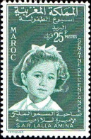 Maroc Poste N* Yv: 394 Mi:443 Princesse Lalla Amina (points De Rouille) - Maroc (1956-...)