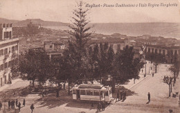 Cagliari Piazza Costituzione E Viale Regina Margherita ( Tram ) 1926 - Cagliari