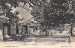 MOUANS-SARTOUX (Alpes-Maritimes) - Café De La Paix - Voyagé 1914 (2 Scans) - Other & Unclassified