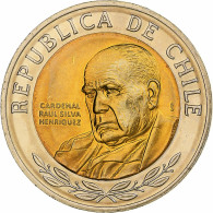 Chili, 500 Pesos, 2008, Santiago, Bimétallique, SPL+, KM:235 - Cile