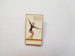 Belle Broche Russe ( No Pin's ) , JO Jeux Olympiques Moscou , Poutre , Gymnastique - Olympische Spelen