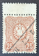 Deutsches Reich 1875, Mi 35a Oberrand, Geprüft - Used Stamps