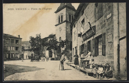 CPA Unieux, Place De L`Église  - Sonstige & Ohne Zuordnung