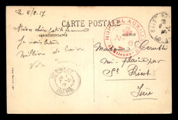 CACHET HOPITAL AUXILIAIRE N°6 - SAINT-ETIENNE (LOIRE) - Guerra Del 1914-18