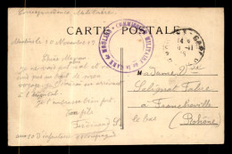 CACHET DE LA COMMISSION MILITAIRE DE LA GARE DE MOULINS - Guerra Del 1914-18