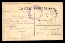 CACHET DE LA COMMISSION MILITAIRE DE LA GARE DE MOULINS - Guerra De 1914-18