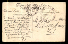 CACHET DE LA COMMISSION MILITAIRE DE LA GARE DE SAINT-SULPICE-LAURIERE (HAUTE-VIENNE) - 1. Weltkrieg 1914-1918