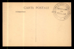 CACHET DU DETACHEMENT DE TOULON DE LA 16E SECTION DE COMIS ET OUVRIERS MILITAIRES D'APPROVISIONNEMENT - Guerra De 1914-18