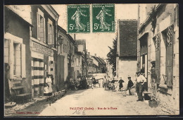 CPA Palluau, Rue De La Poste, Vue De La Rue  - Sonstige & Ohne Zuordnung