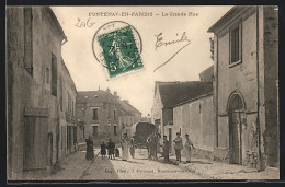 CPA Fontenay-en-Parisis, La Grande Rue, Vue De La Rue  - Other & Unclassified