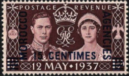 Maroc (Bur.Anglais ZF) Poste N** Yv:39 Mi:239 King George VI & Queen Elisabeth 1 Dent Courte - Oficinas En  Marruecos / Tanger : (...-1958