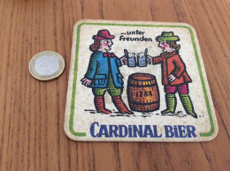 Sous-bock «CARDINAL BIER 1788 - Unter Freunden» Allemagne - Beer Mats