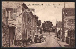 CPA Longuesse, Grande-Rue & Café Du Centre  - Other & Unclassified