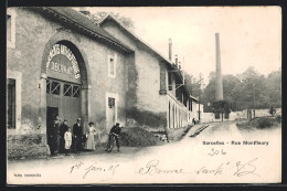 CPA Sarcelles, Rue Montfleury, Vue De La Rue  - Sarcelles