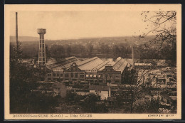 CPA Bonnière-sur-Seine, Usine Singer  - Autres & Non Classés