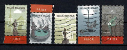 Belg. 2003 - 3194/98, Yv 3183/87 - Gebruikt