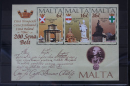 Malta Block 15 Mit 1005-1007 Postfrisch #VR990 - Malta