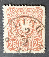 Deutsches Reich 1875, Mi 35aa, Thun Und Taxis Stempel, Geprüft - Used Stamps